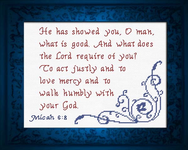 Micah 6:8 - Love Mercy